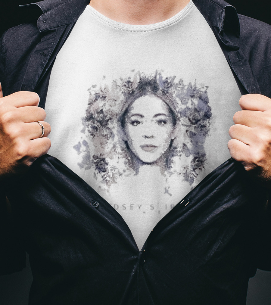 Lindsey Stirling Album Cover Watercolor Floral Face T-Shirt