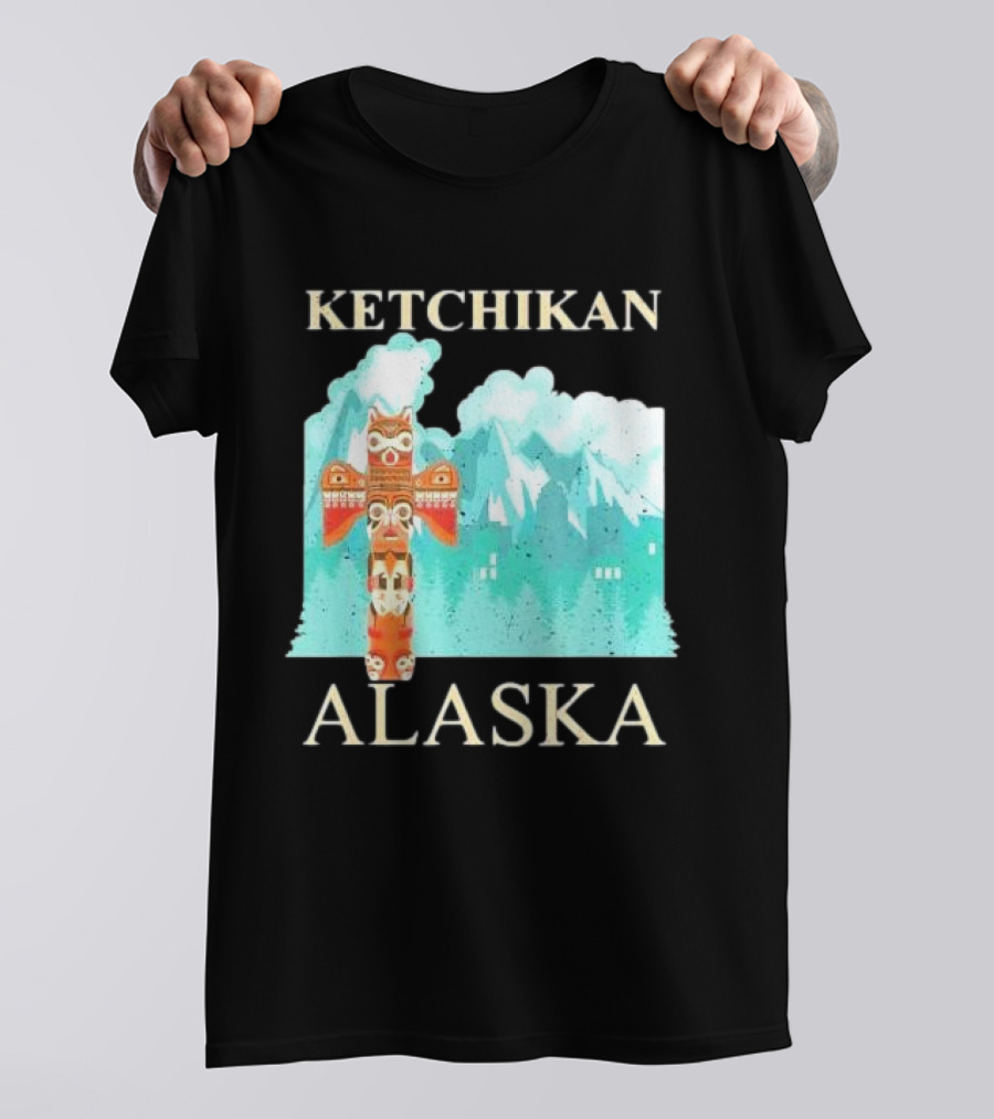 Ketchikan Alaska Native American Indian Totem T-Shirt