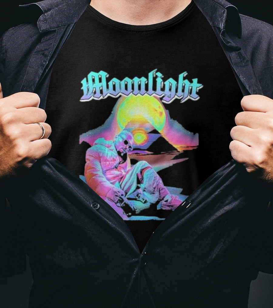 Moonlight Neon Vibes With Chris Brown T-Shirt