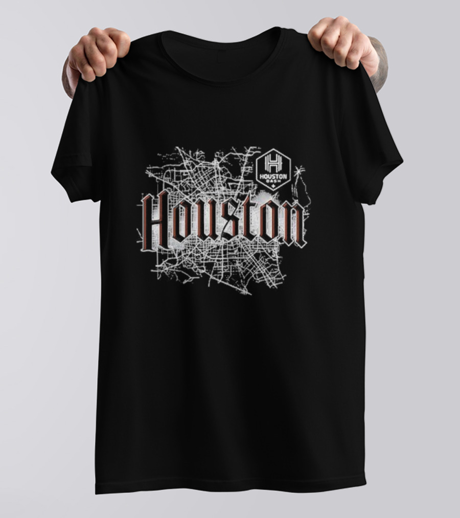 Houston Dash Map T-Shirt