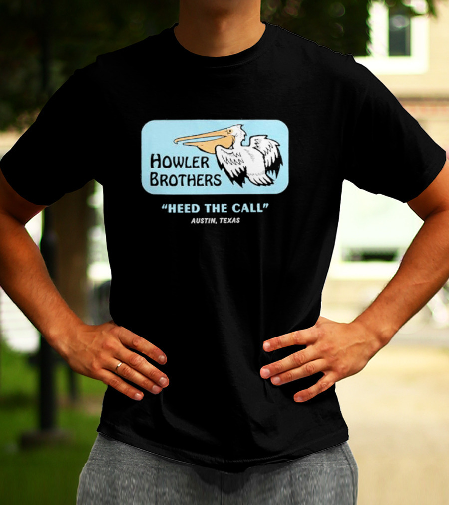 Howler Brothers Pelican Logo Heed The Call Austin Texas T-Shirt