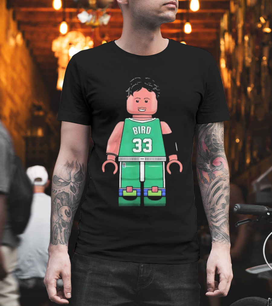Larry Bird Lego Christmas 33 Basketball Player T-Shirt