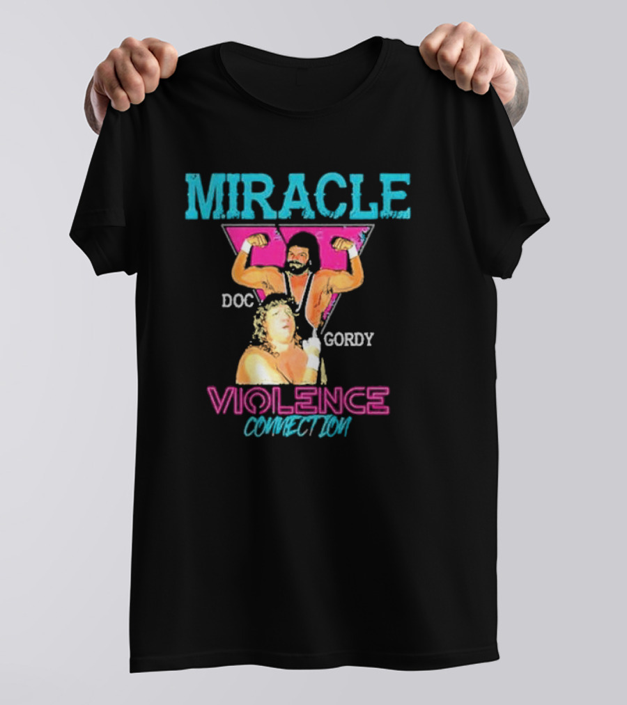 Miracle Violence Connection Doc Gordy Wrestling Icons T-Shirt