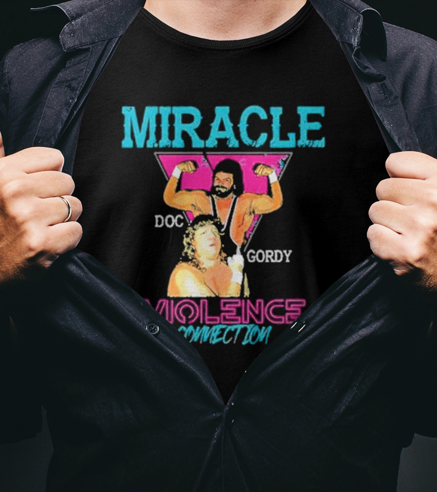 Miracle Violence Connection Doc Gordy Wrestling Icons T-Shirt