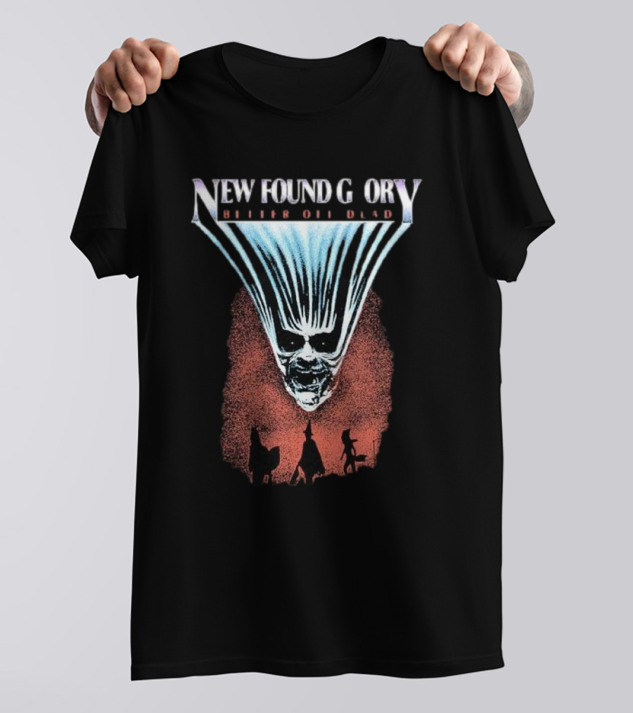 New Found Glory Better Off Dead Skull And Figures T-Shirt