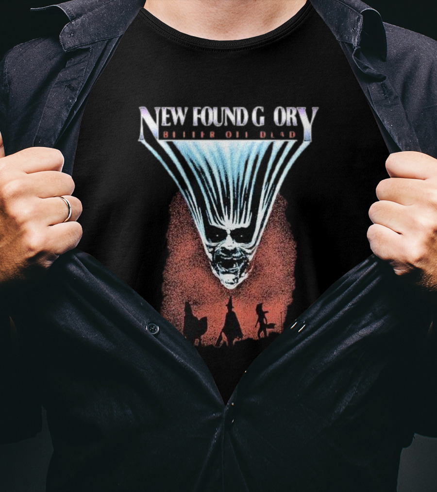 New Found Glory Better Off Dead Skull And Figures T-Shirt