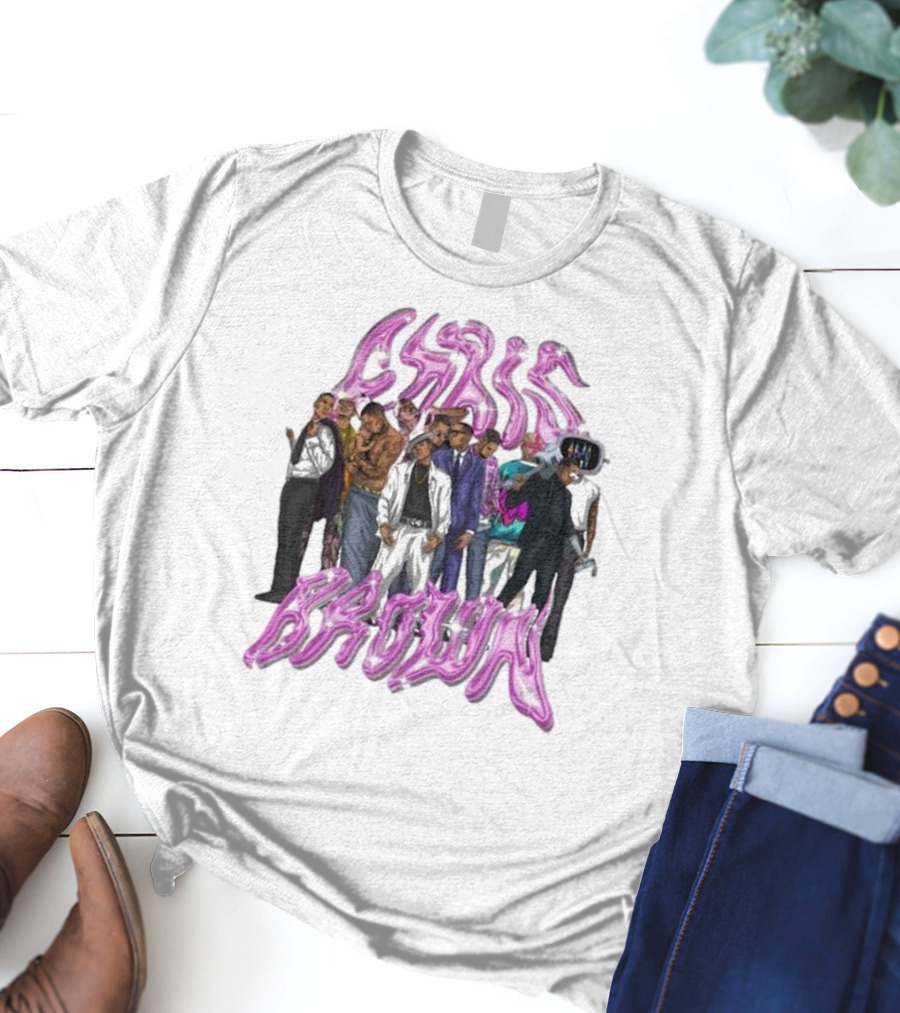 20 Years Of Chris Brown Celebrating Music Journey Icons T-Shirt