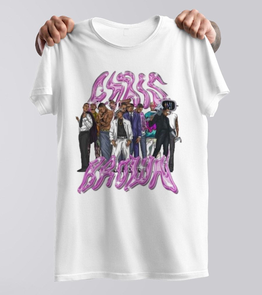 20 Years Of Chris Brown Celebrating Music Journey Icons T-Shirt