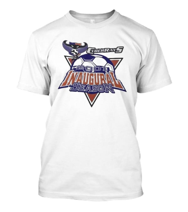 Bay Area CyberRays WUSA Soccer 2001 Inaugural Season T-Shirt