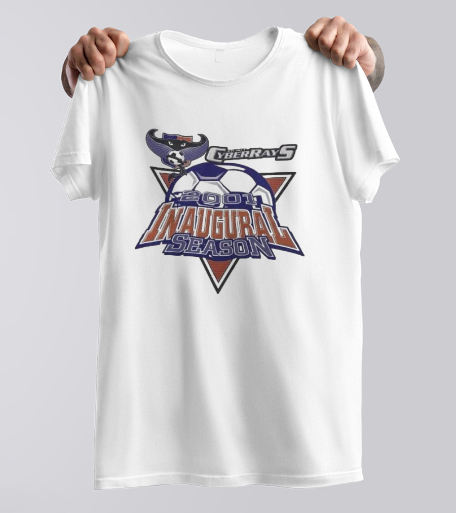 Bay Area CyberRays WUSA Soccer 2001 Inaugural Season T-Shirt