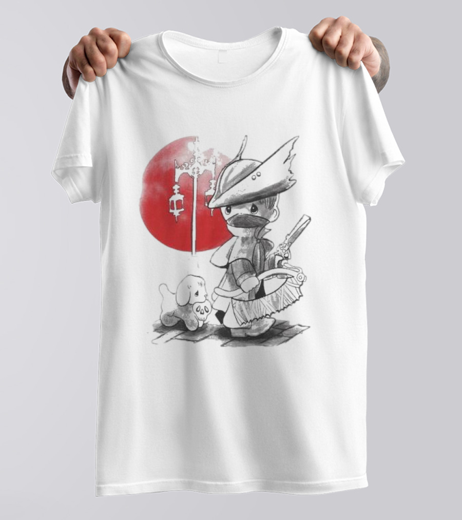 Consciousness Is A Lake Herry Johnson Hunter And Dog In Red Circle With Lanterns T-Shirt