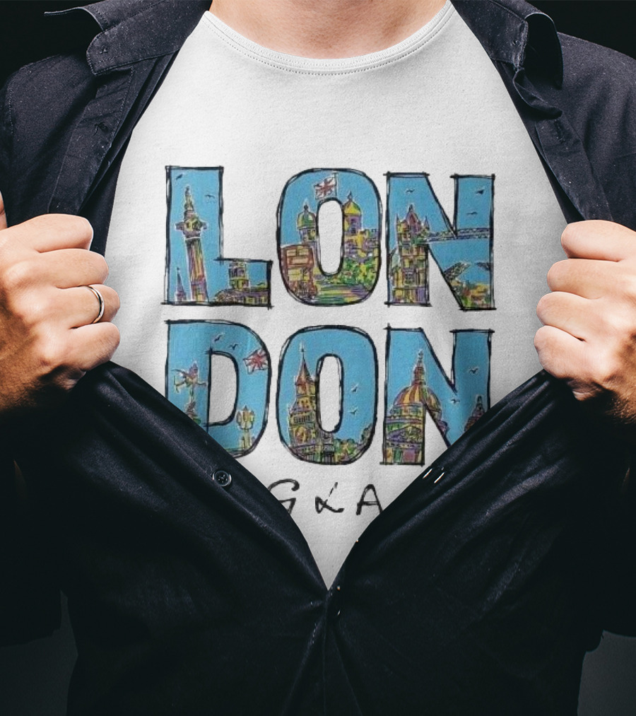 London England Landmarks T-Shirt