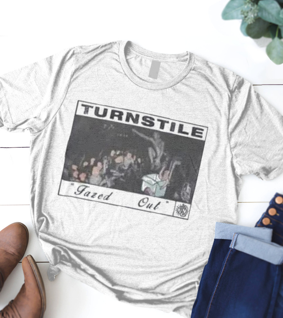 TURNSTILE Fazed Out American Hardcore Punk Band Live Performance Scene T-Shirt