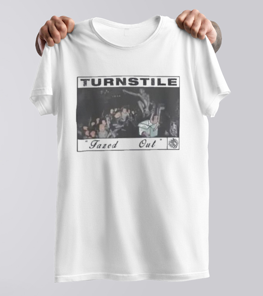 TURNSTILE Fazed Out American Hardcore Punk Band Live Performance Scene T-Shirt