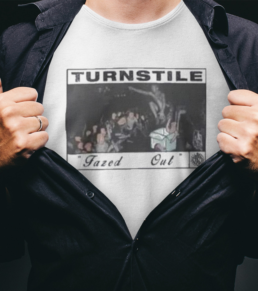 TURNSTILE Fazed Out American Hardcore Punk Band Live Performance Scene T-Shirt