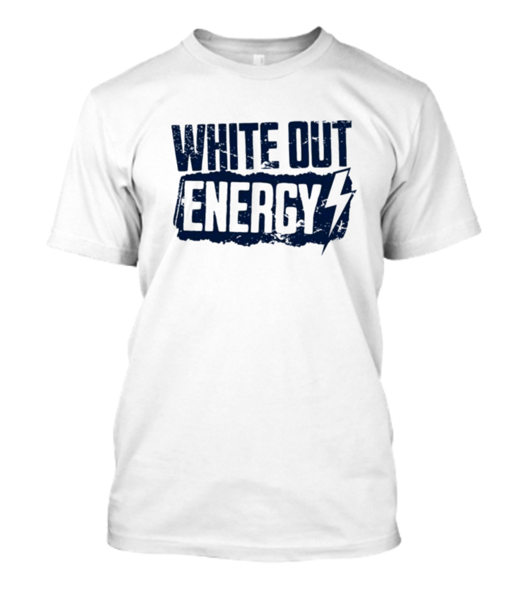 White Out Energy Lightning Bolt T-Shirt