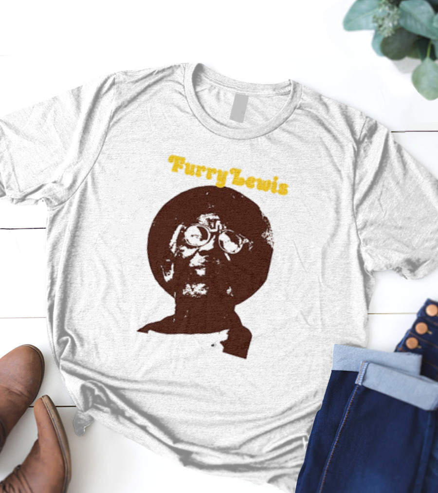Furry Lewis Blues Old School Retro T-Shirt