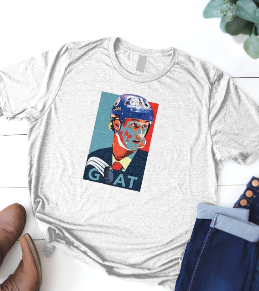 GOAT Gretzky HOPE Retro Hockey T-Shirt