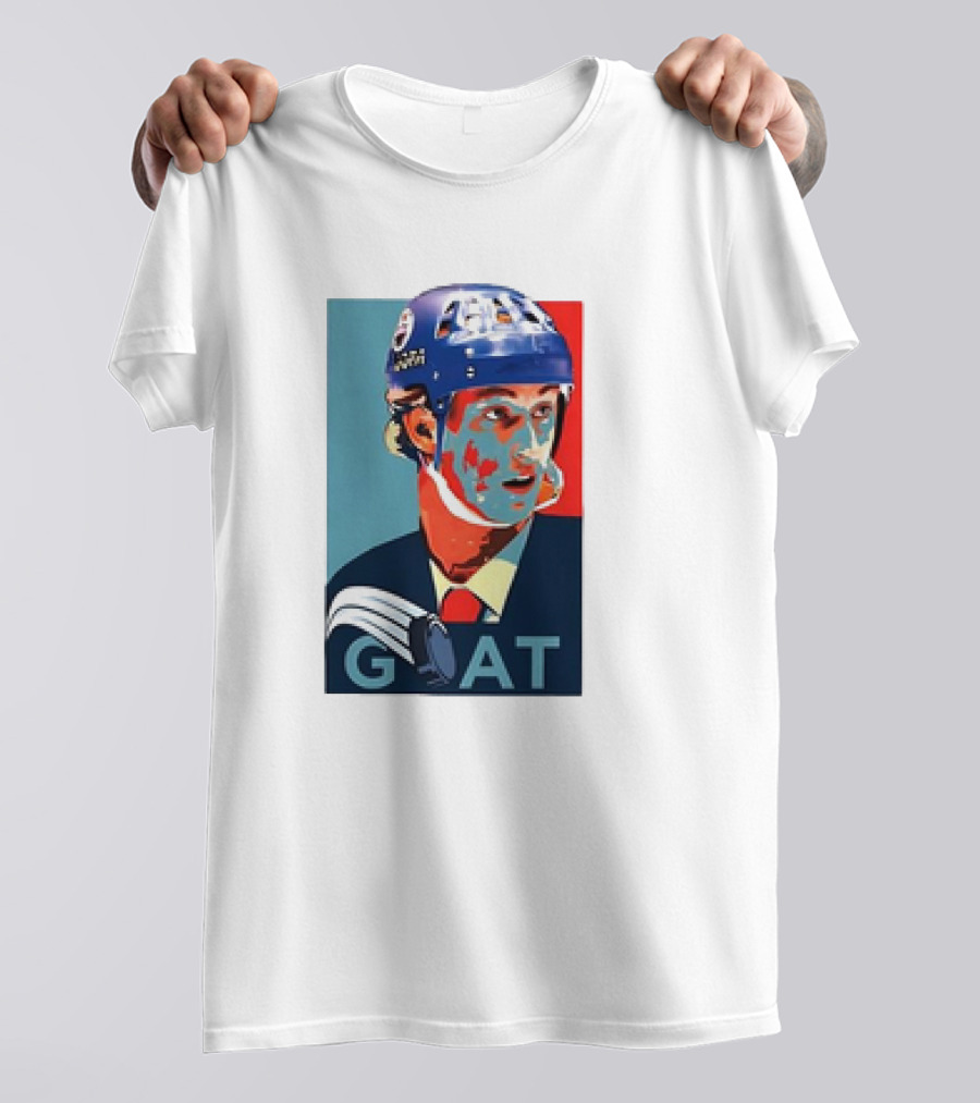GOAT Gretzky HOPE Retro Hockey T-Shirt