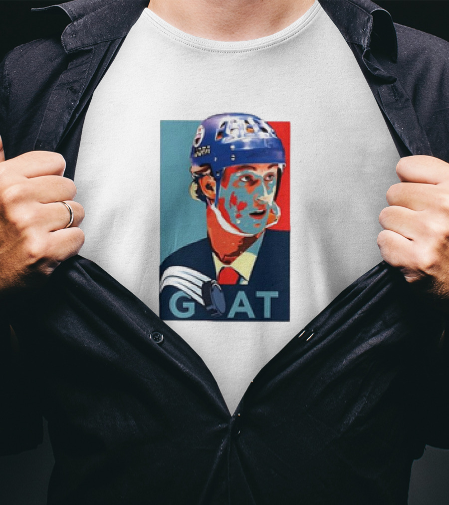GOAT Gretzky HOPE Retro Hockey T-Shirt