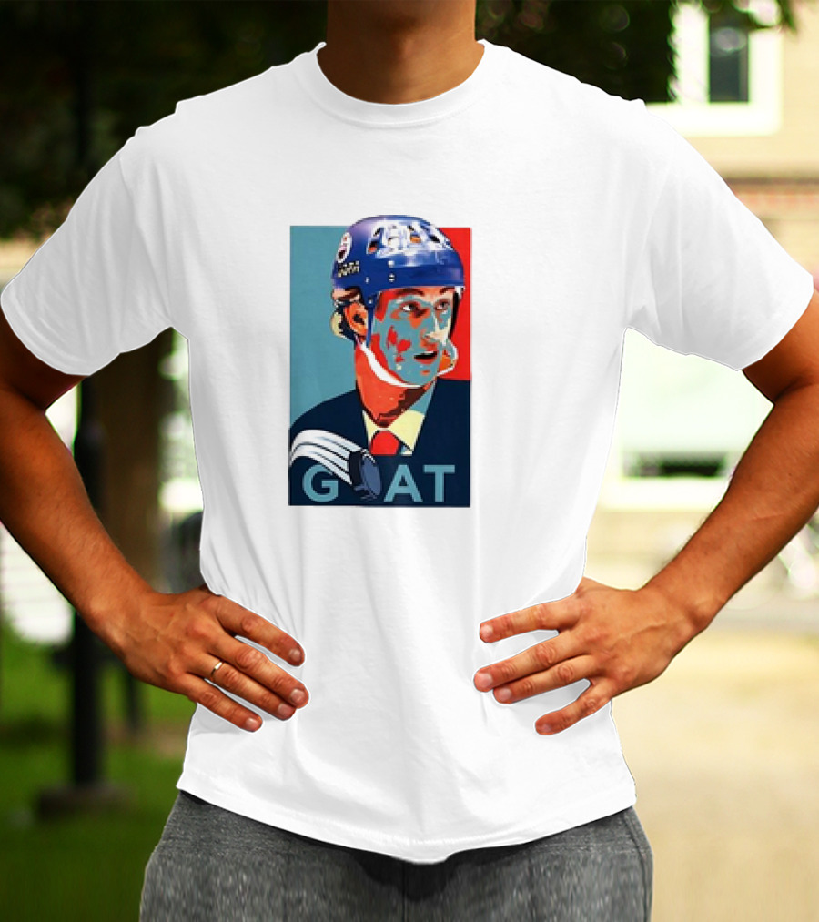 GOAT Gretzky HOPE Retro Hockey T-Shirt