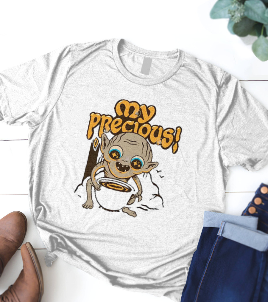 Gollum My Precious Coffee Lover Fantasy Cup T-Shirt