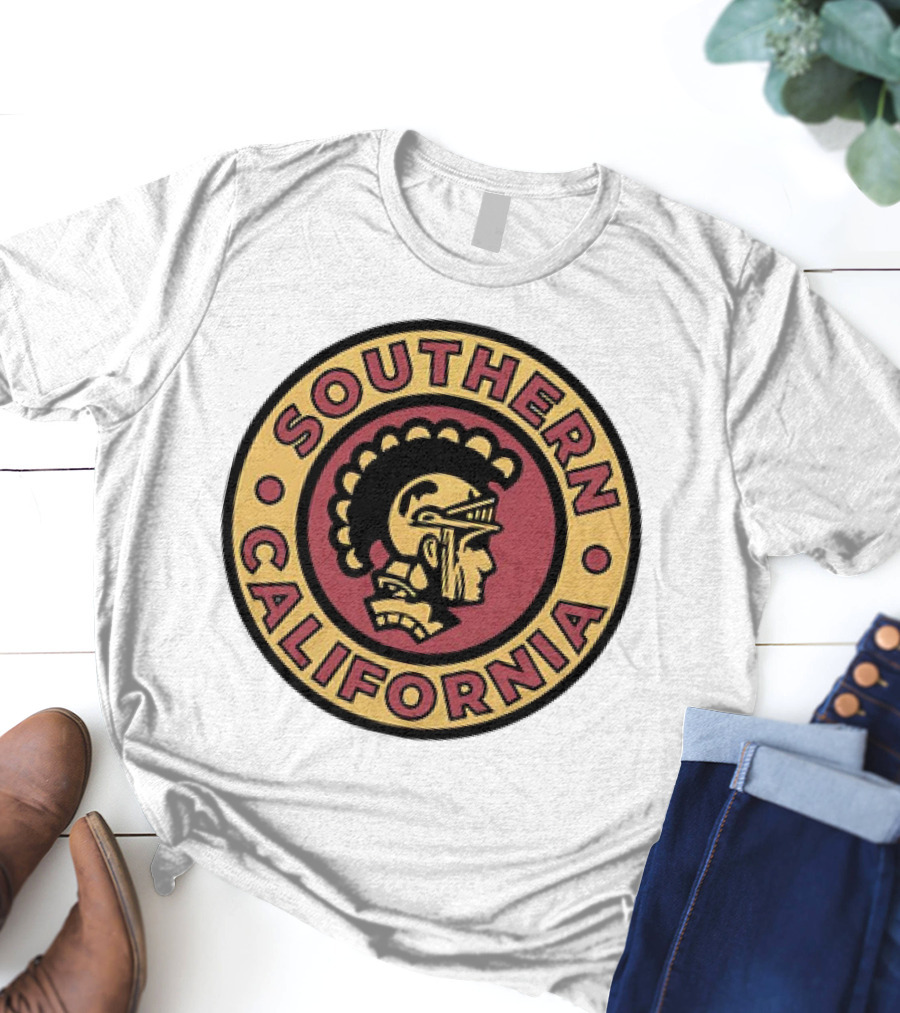 Southern California Trojan Warrior Circle Emblem T-Shirt