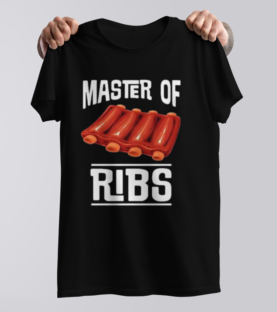 Master Of Ribs Barbecue Inktastic T-Shirt