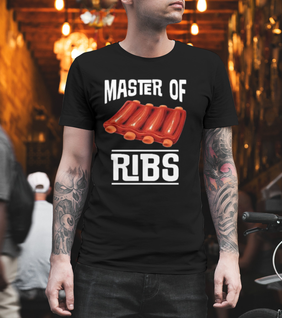 Master Of Ribs Barbecue Inktastic T-Shirt