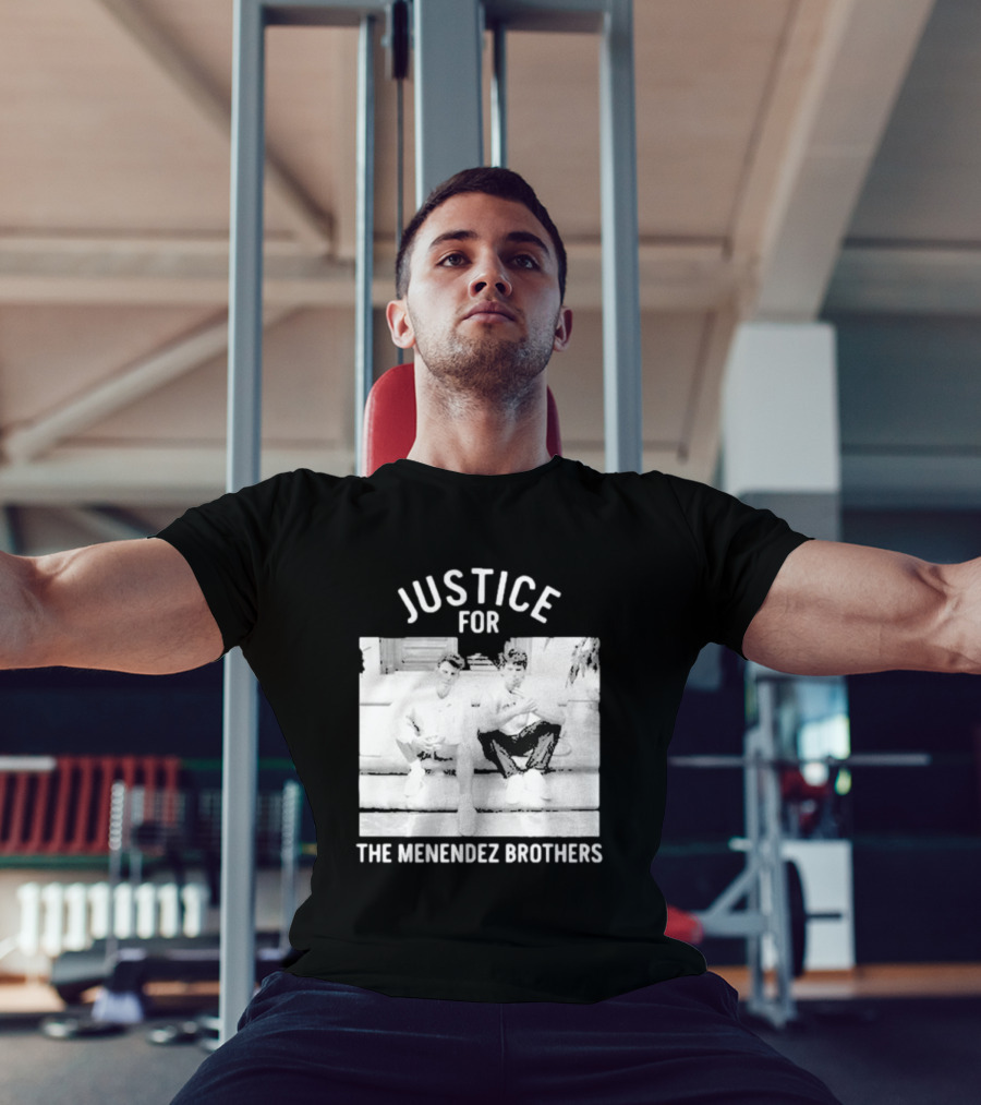 Justice For The Menendez Brothers Vintage Style Court Case Retro Appeal T-Shirt