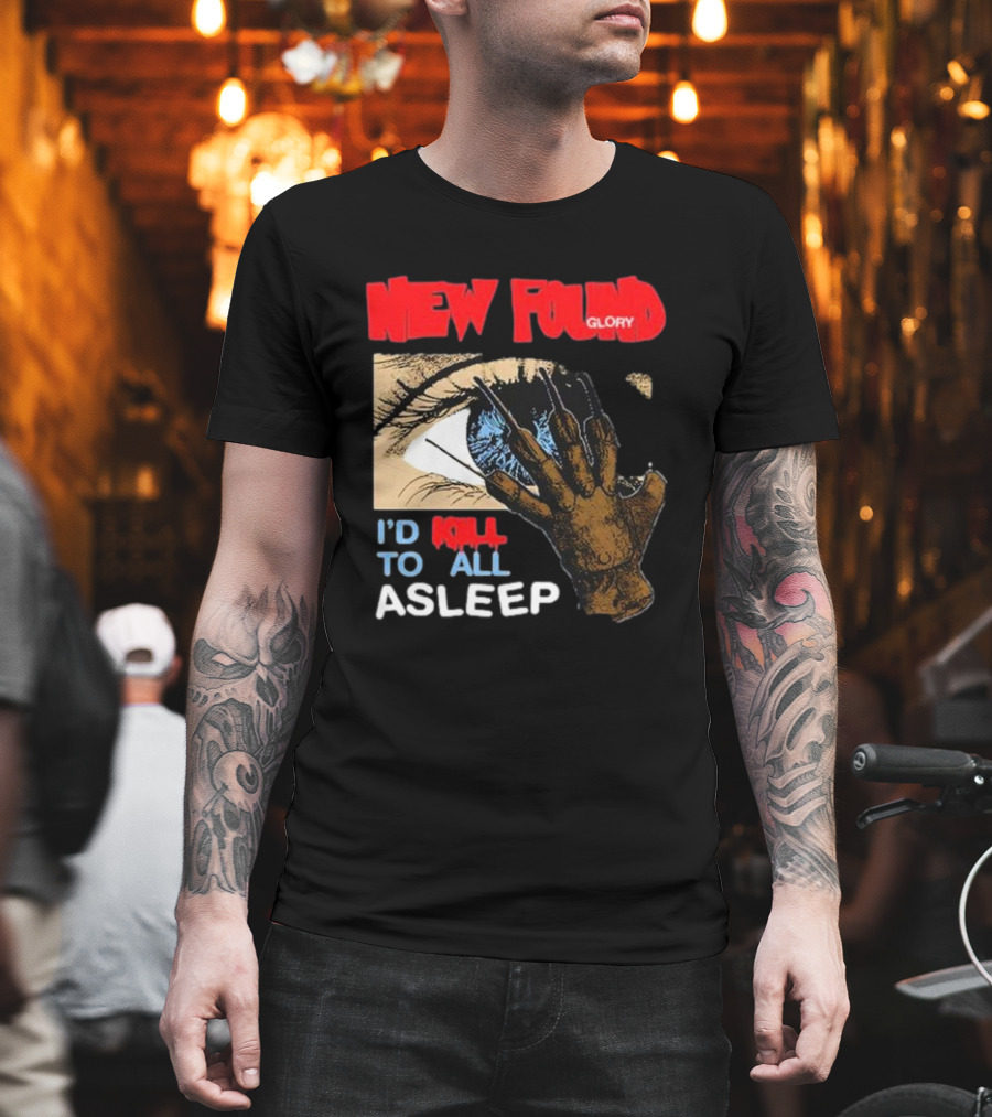 New Found Glory Eye Claw I'd Kill To Fall Asleep T-Shirt