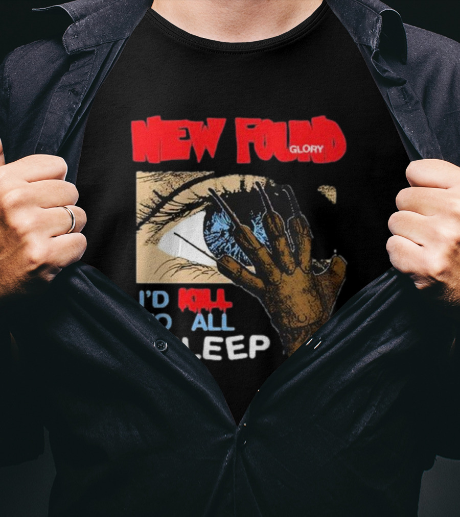 New Found Glory Eye Claw I'd Kill To Fall Asleep T-Shirt