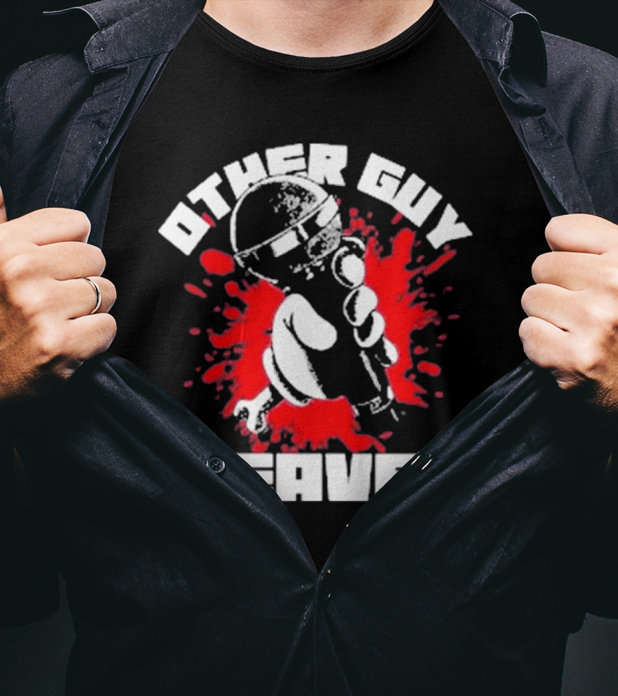 Other Guy Weaver Microphone In Hand Red Splash T-Shirt