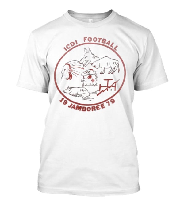ICDI Football 19 Jamboree 79 Indian Animals And Numbers T-Shirt