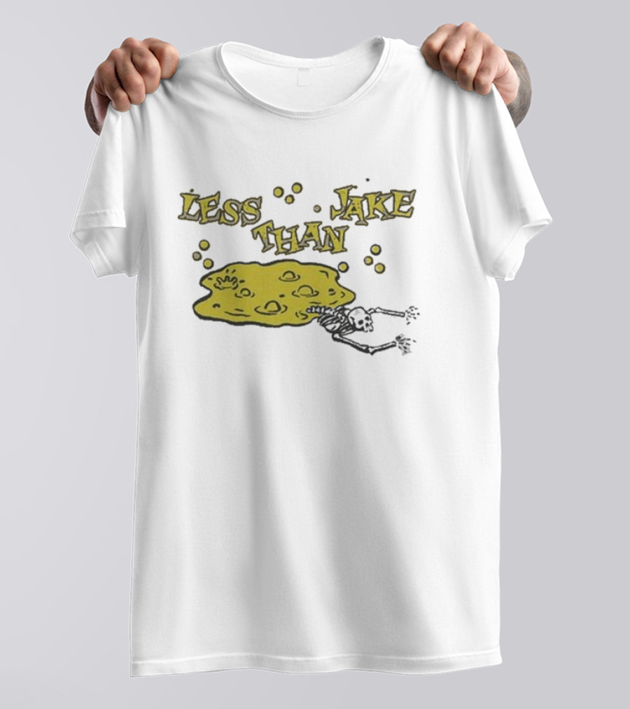 Less Than Jake Skeleton In Acid Ooze T-Shirt