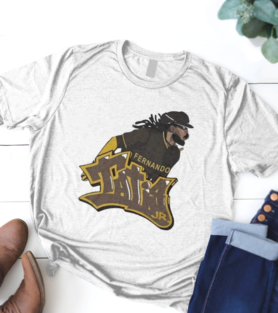 San Diego Padres Fernando Tatis Jr Player Graffiti T-Shirt