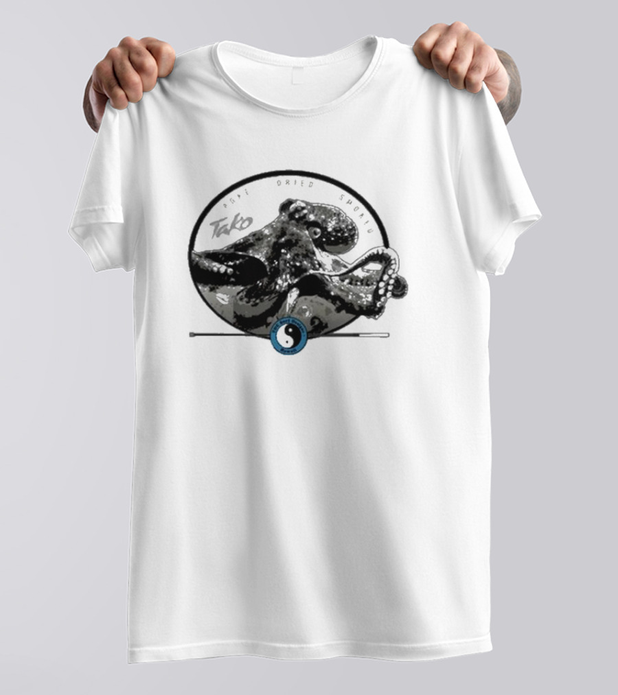 T&c Surf Tako Smoked Dried Octopus Yin Yang T-Shirt