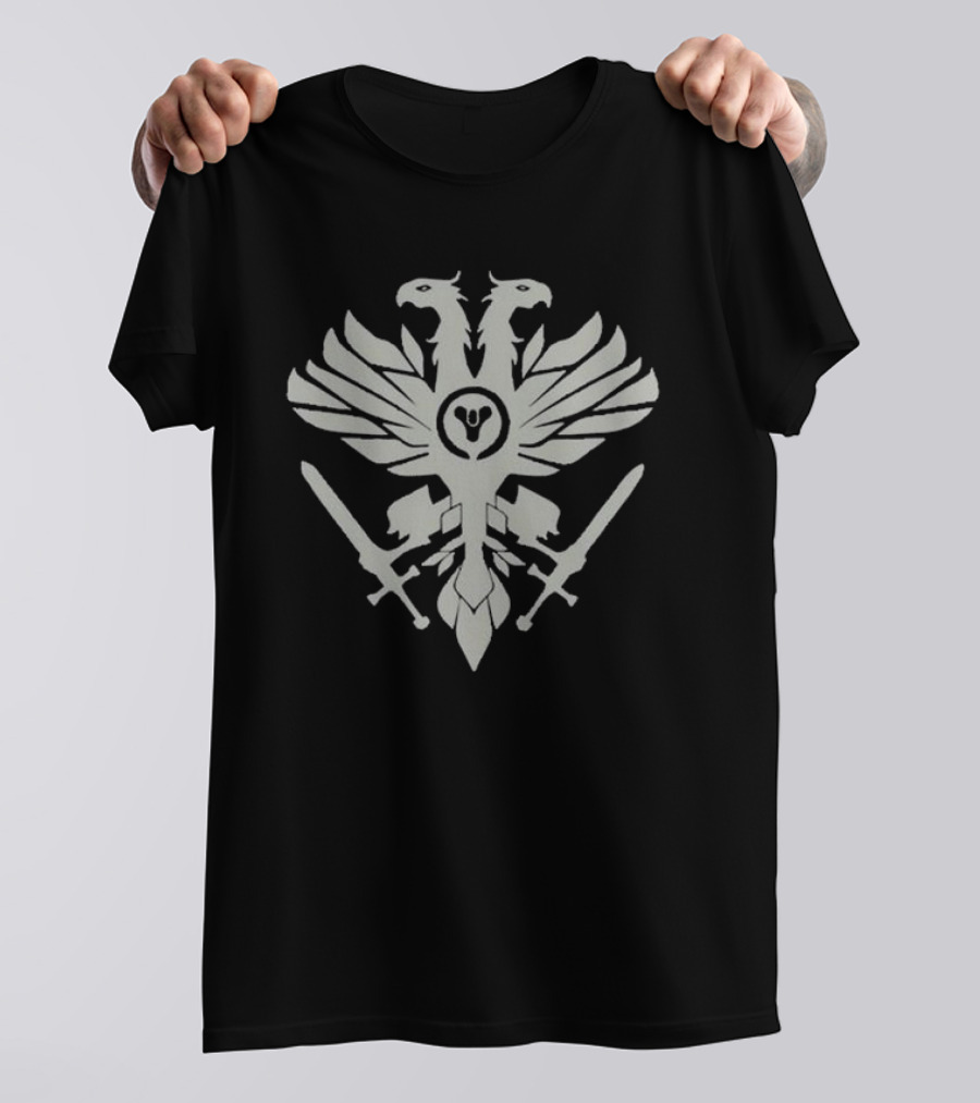 Bungie Crucible Legend Destiny Double-Headed Eagle Swords Emblem T-Shirt