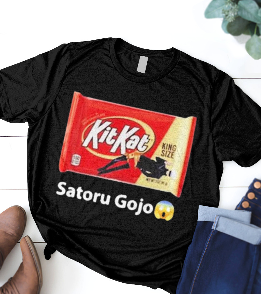 Satoru Gojo 😮 Kit Kat King Size T-Shirt