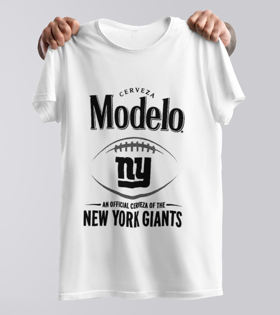 Cerveza Modelo An Official Cerveza Of The New York Giants Ny Football T-Shirt