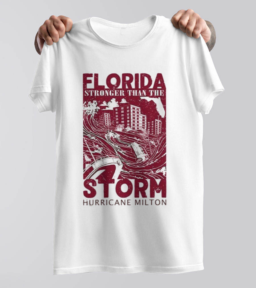 Florida Stronger Than The Storm Hurricane Milton T-Shirt