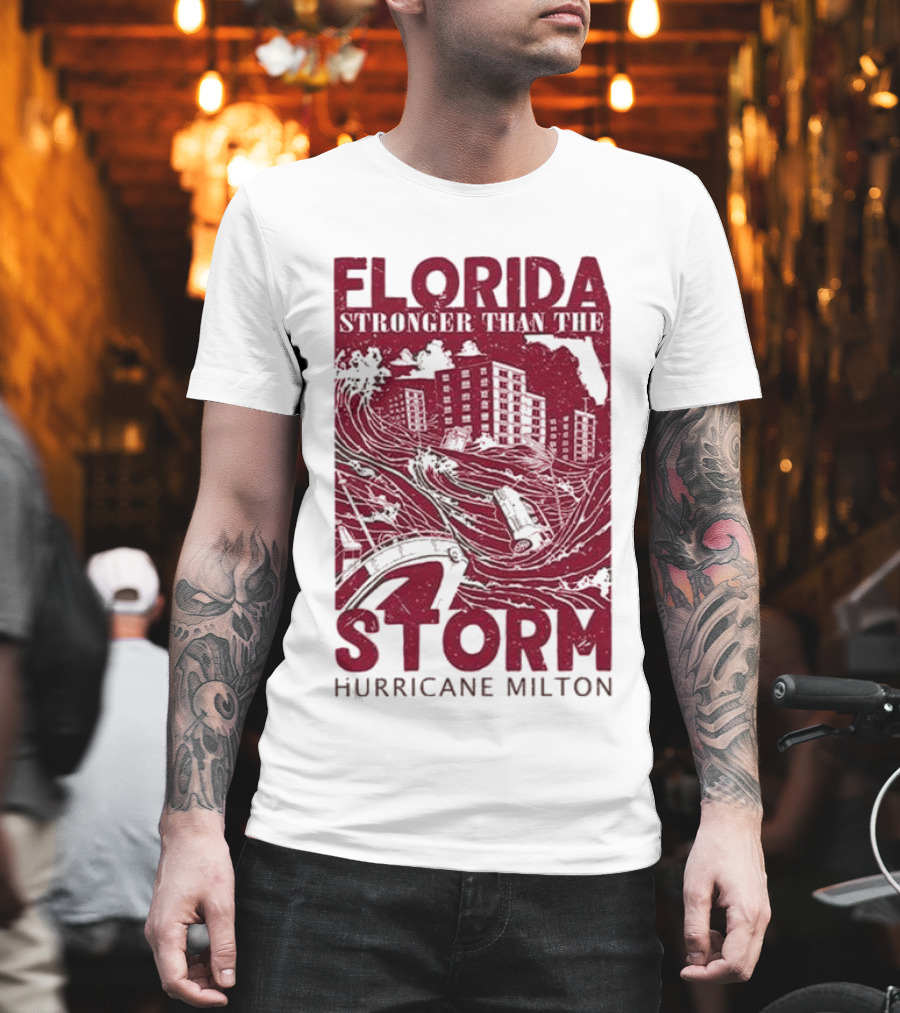 Florida Stronger Than The Storm Hurricane Milton T-Shirt