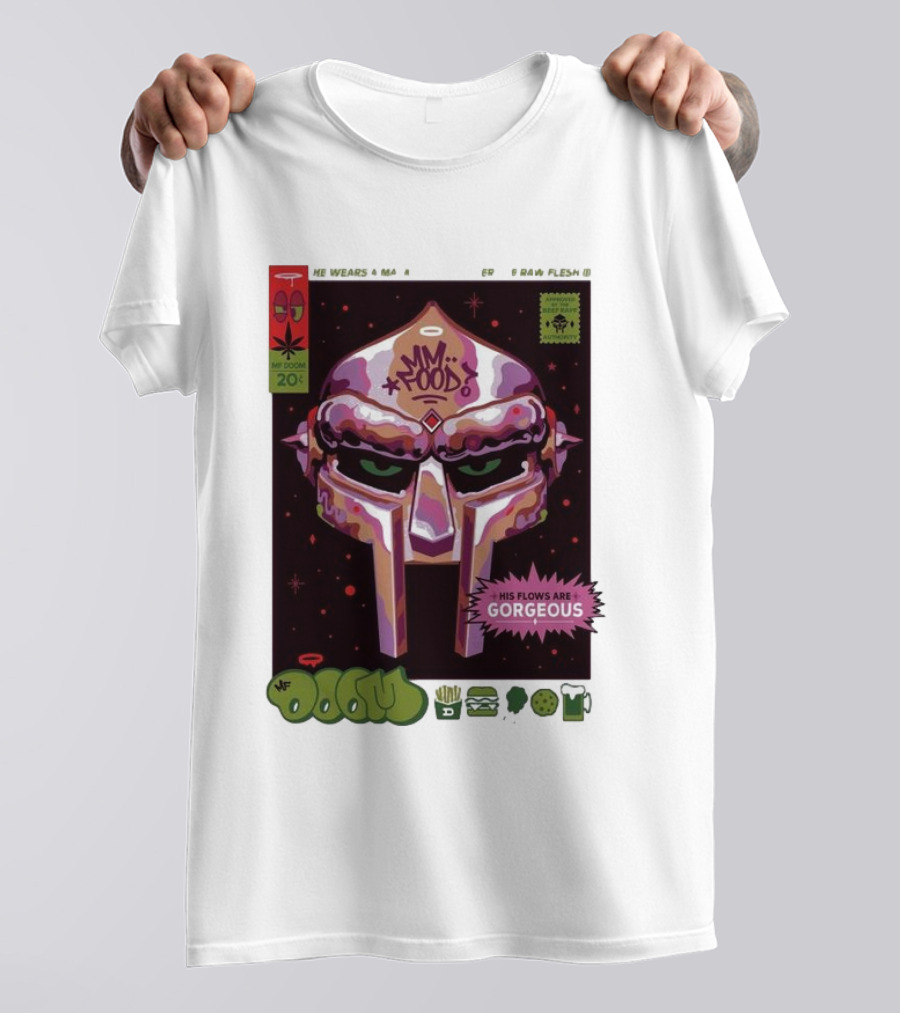 Mm..Food MF Doom Mask His Flows Are Gorgeous T-Shirt