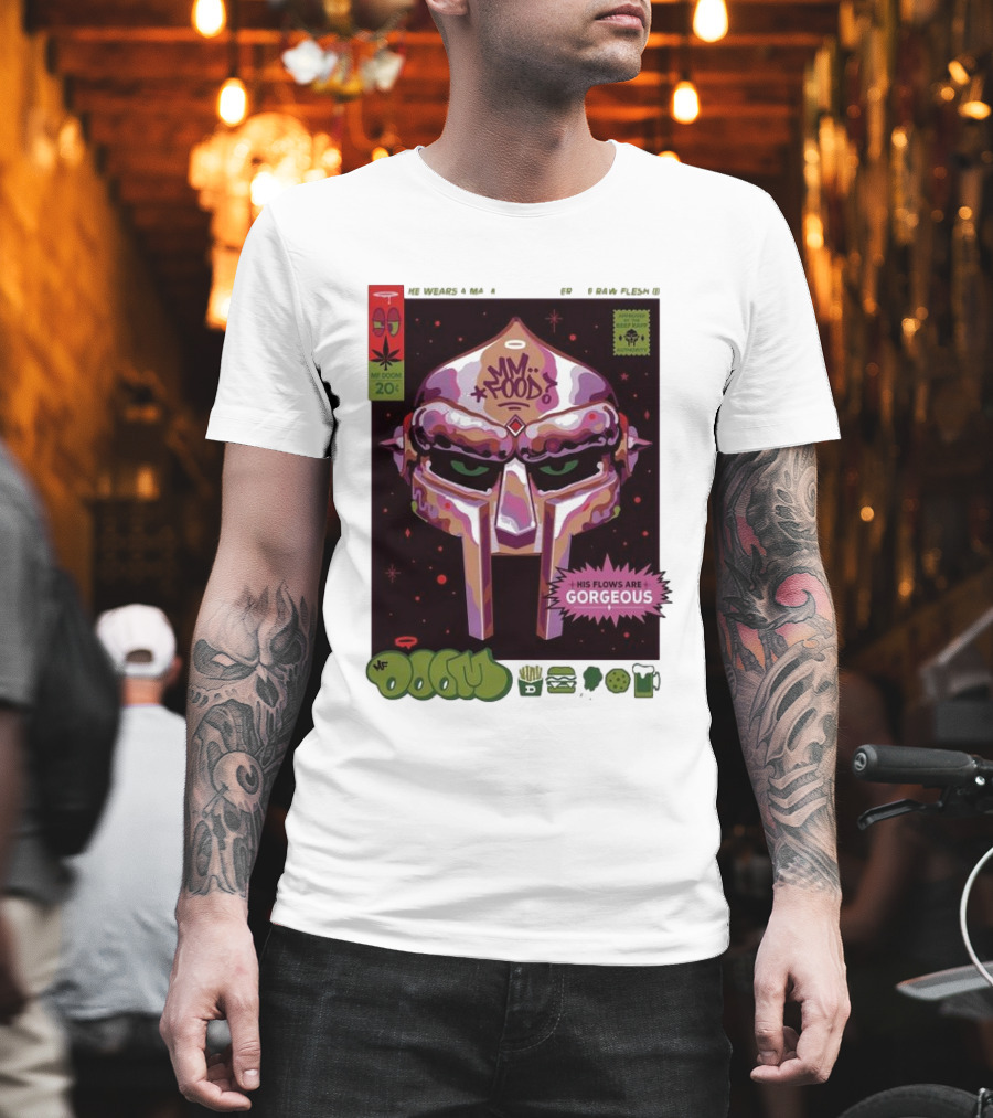 Mm..Food MF Doom Mask His Flows Are Gorgeous T-Shirt