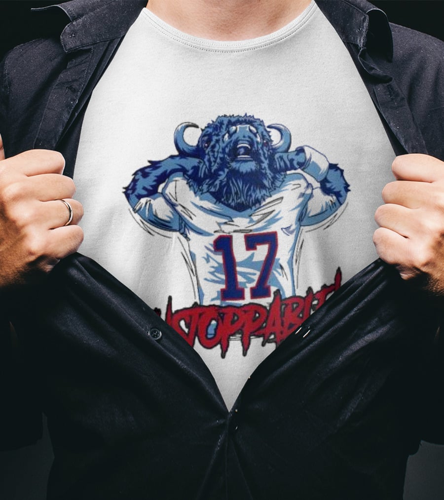 Unstoppable 17 Buffalo Bills Mascot Sports T-Shirt