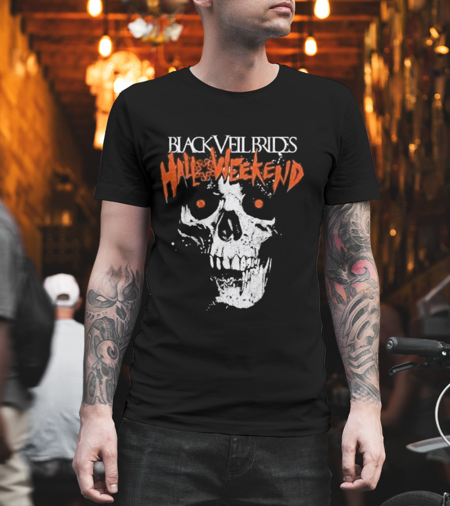 Black Veil Brides Halloweekend Skull T-Shirt