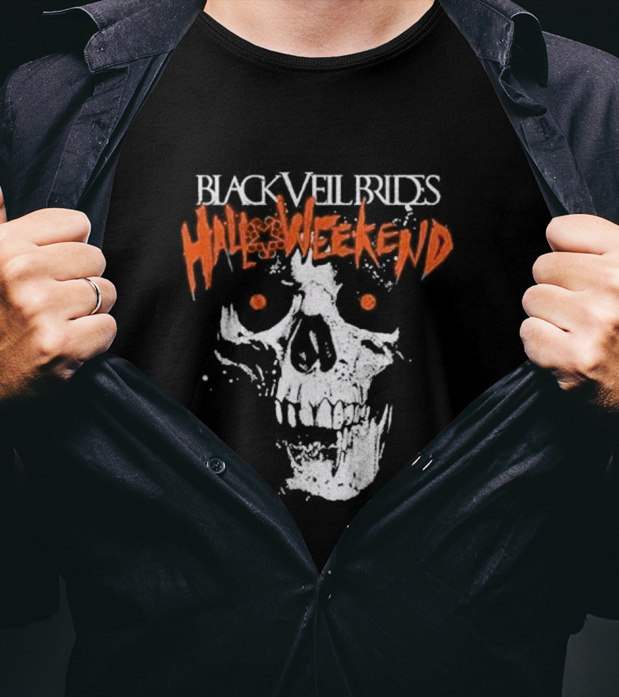 Black Veil Brides Halloweekend Skull T-Shirt