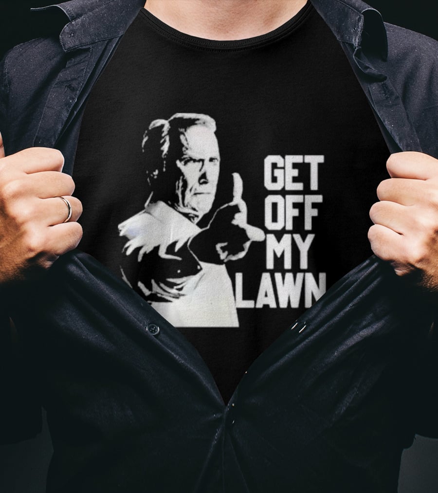 Clint Eastwood Get Off My Lawn Iconic TV Scene T-Shirt