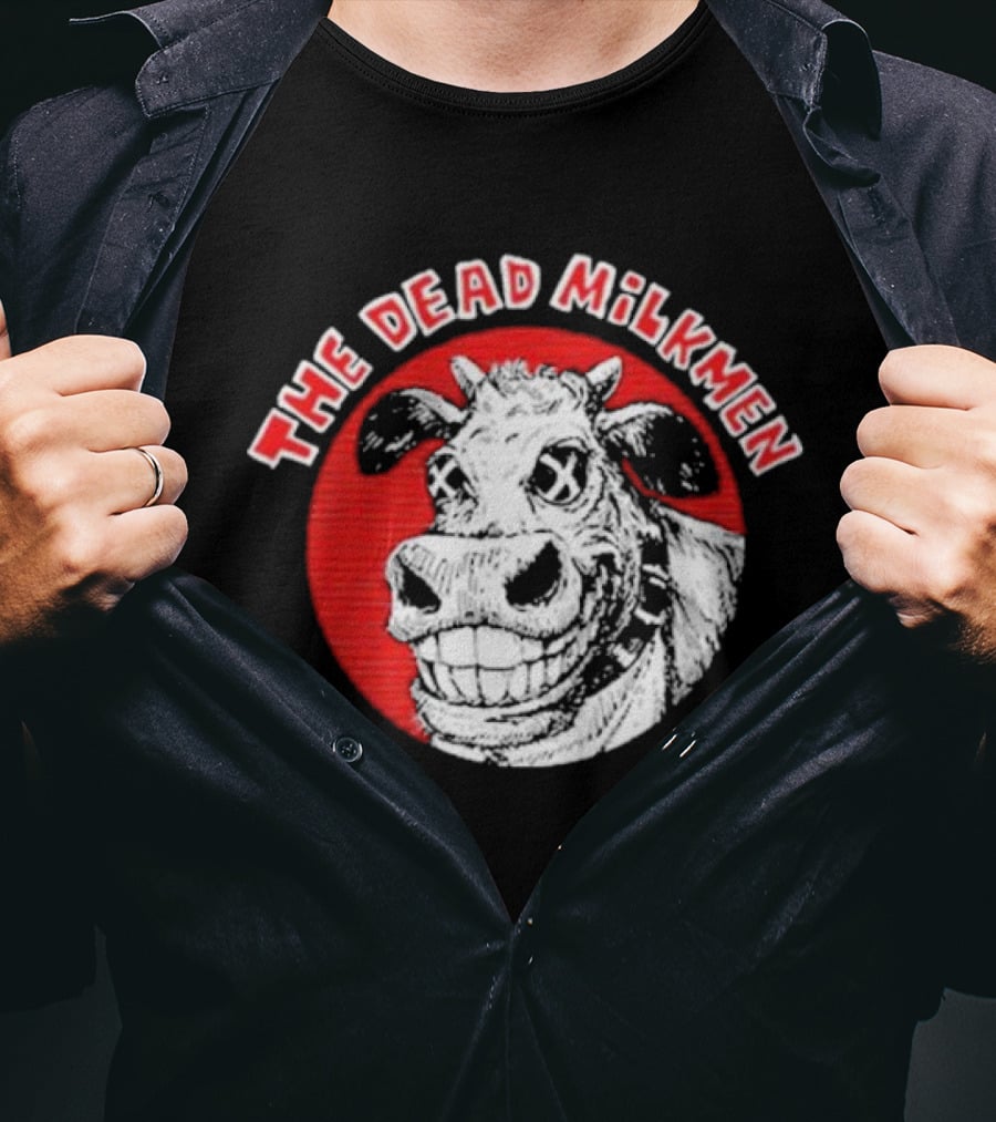The Dead Milkmen Grinning Cow T-Shirt