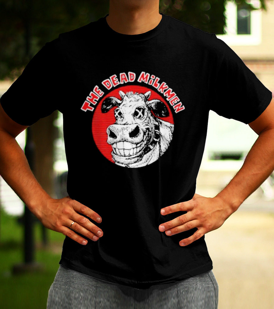 The Dead Milkmen Grinning Cow T-Shirt
